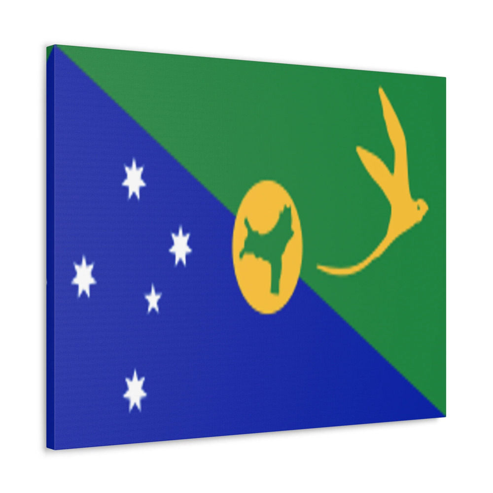 Christmas Island Country Flag Canvas Vibrant Wall Art Unframed Home Decor